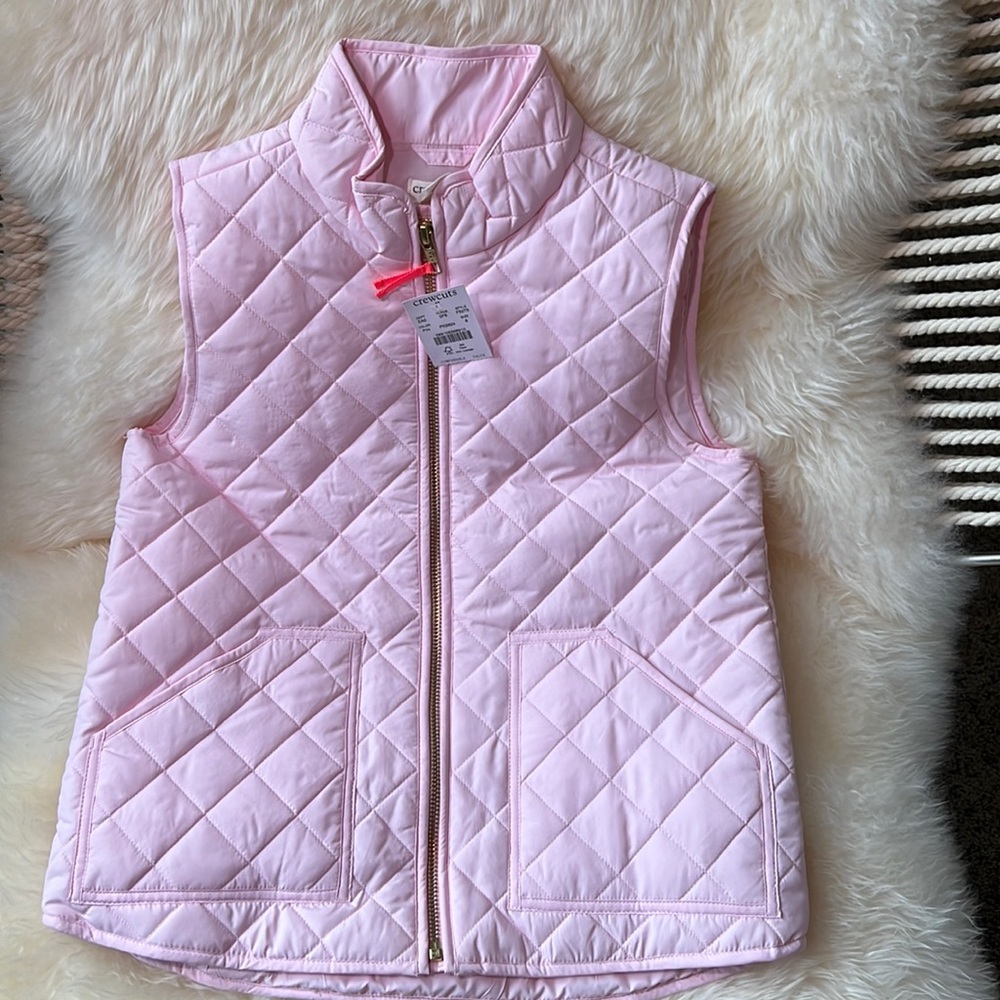 Jcrew Crewcuts girls puffer vest. Size 8. New with tags.